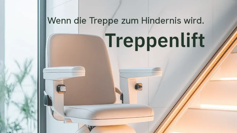 Treppenlift: Wenn die Treppe zum Hindernis wird.